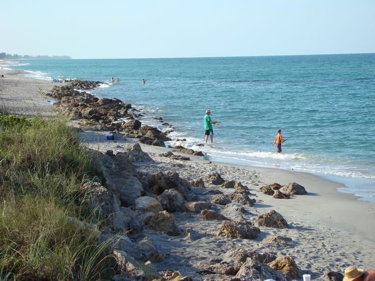 Fishing and Looking for Shark Teeth at Caspersen Beach, FL (Source: Chris DeFrancesco, Pinterest)