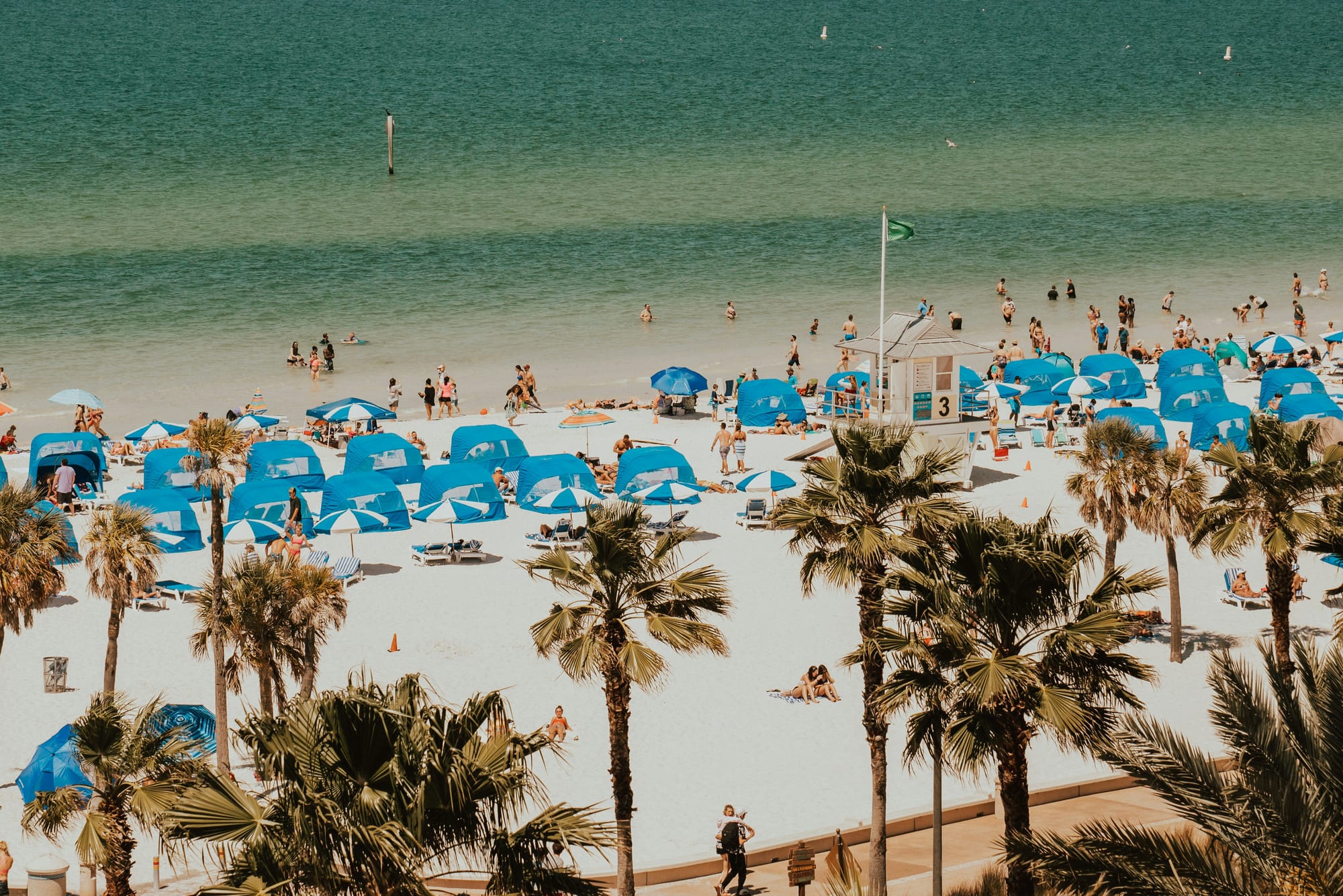 Clearwater Beach Vacationers