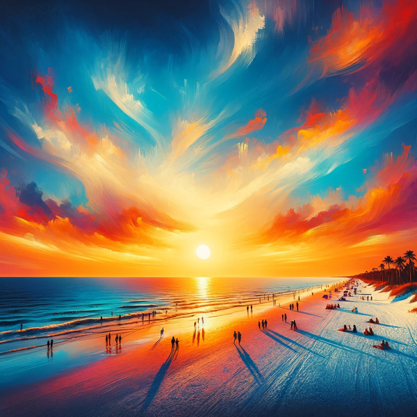 An Artistic Rendition of a Sarasota Sunset