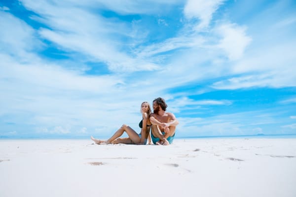 Couple at Siesta Key Beach